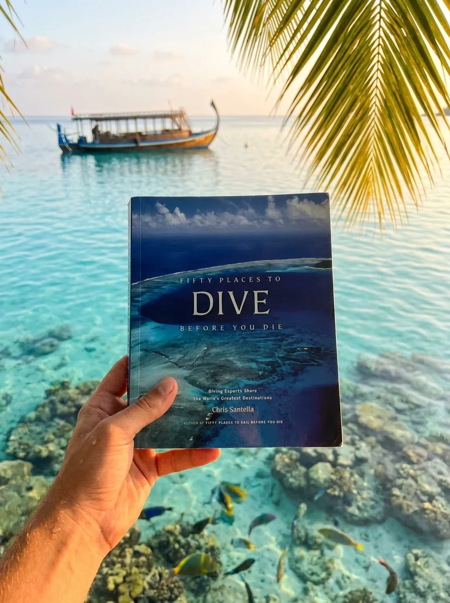 Fifty Places to Dive Before You Die. Diving Experts Share the World's Greatest Destinations — Chris Santella, обкладинка