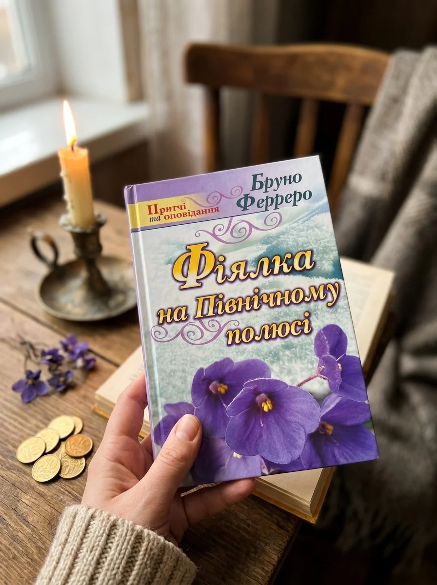Фіялка на Північному полюсі — Бруно Ферреро, обкладинка