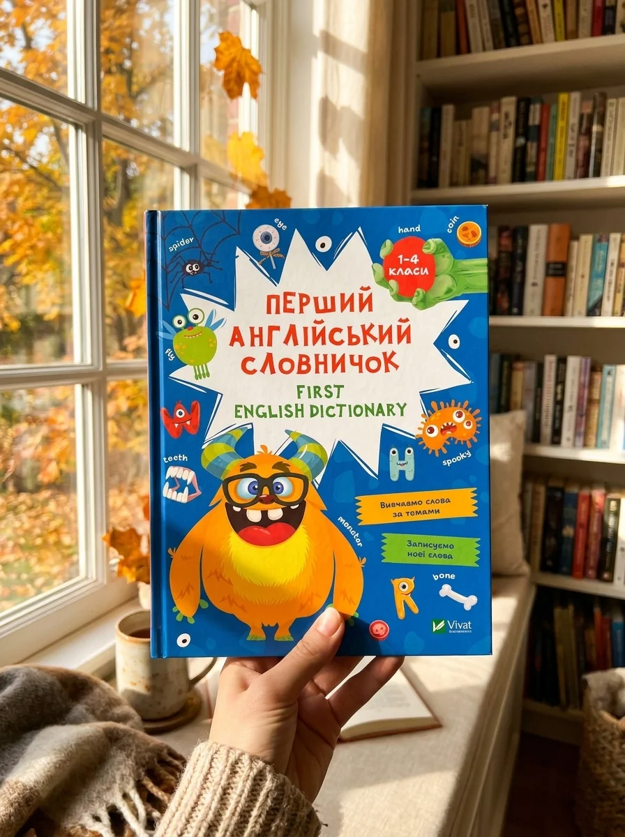 First English dictionary. Перший англійський словничок. Монстр. 1-4 класи | купити книгу онлайн