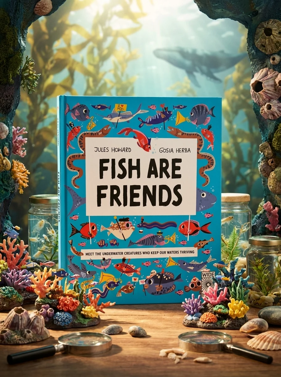 Fish Are Friends: Meet the underwater creatures who keep our planet thriving — Джулс Ховард, обкладинка