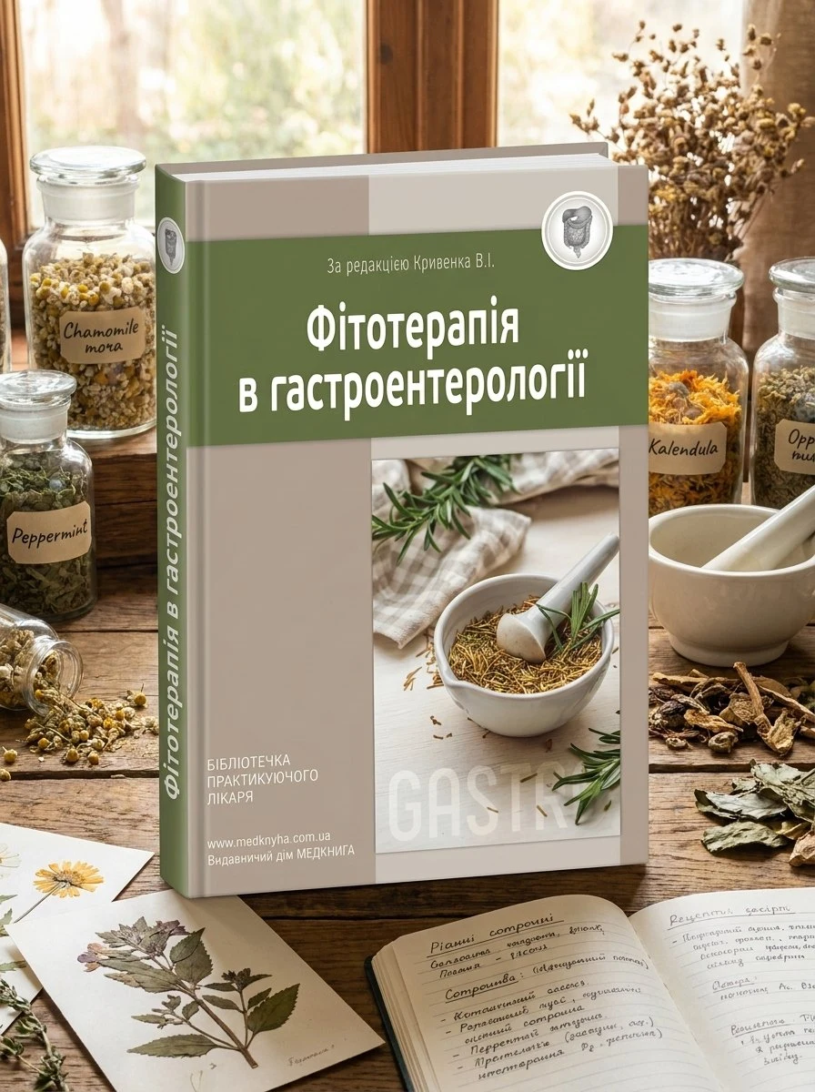 Фітотерапія в гастроентерології — Кривенко В.І., обкладинка