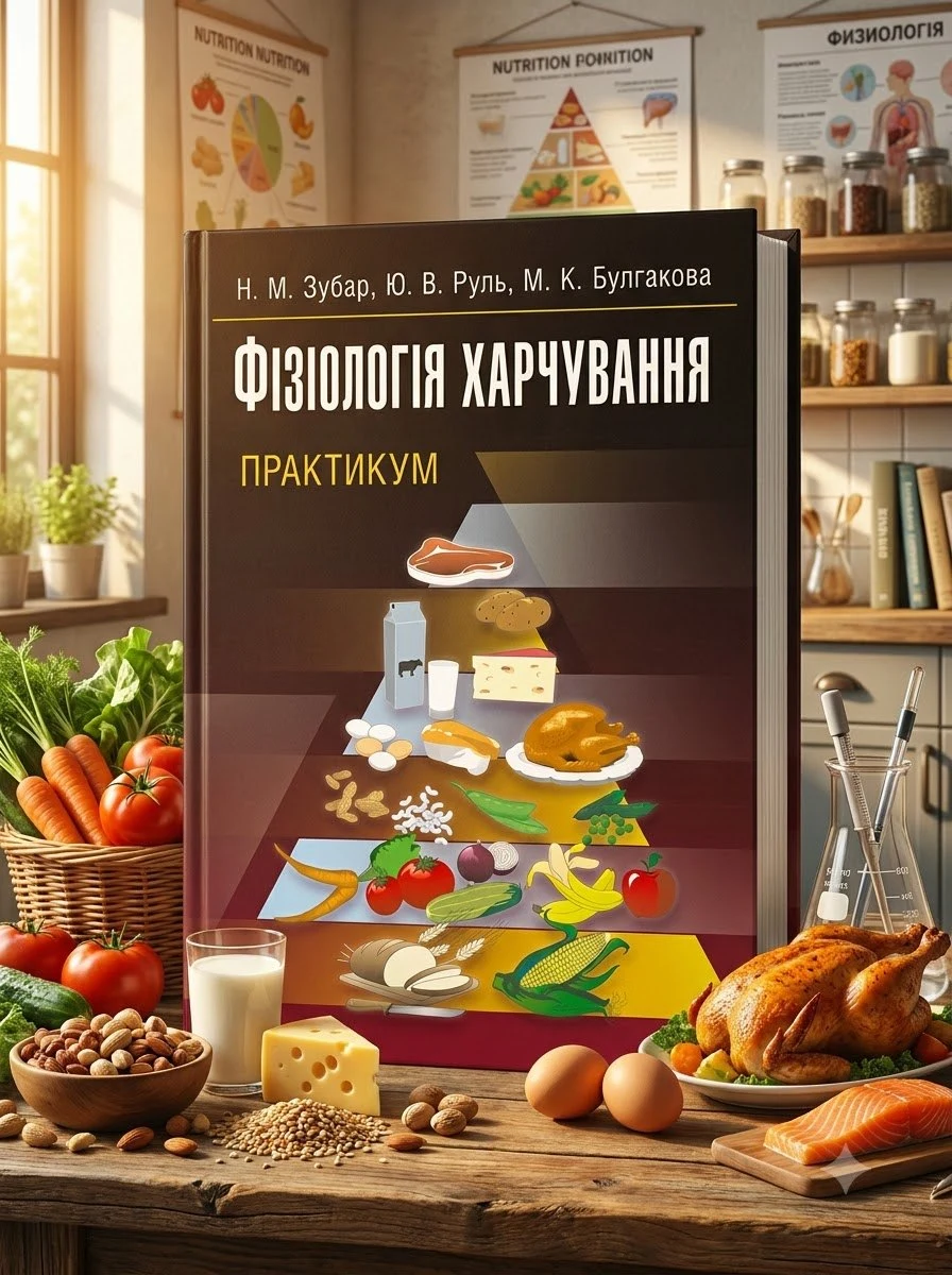 Фізіологія харчування. Практикум. Практичний посібник — Зубар Н.М., обкладинка