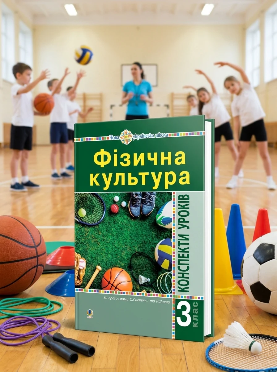 Фізична культура. Конспекти уроків. 3 клас. Видання 4-те, перероблене