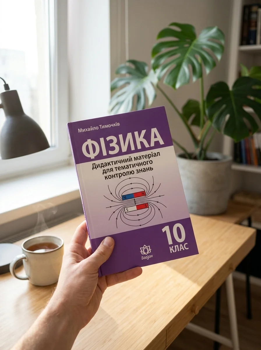 Фізика. 10 клас. Дидактичний матеріал для тематичного контролю знань — Михайло Тимочків, обкладинка