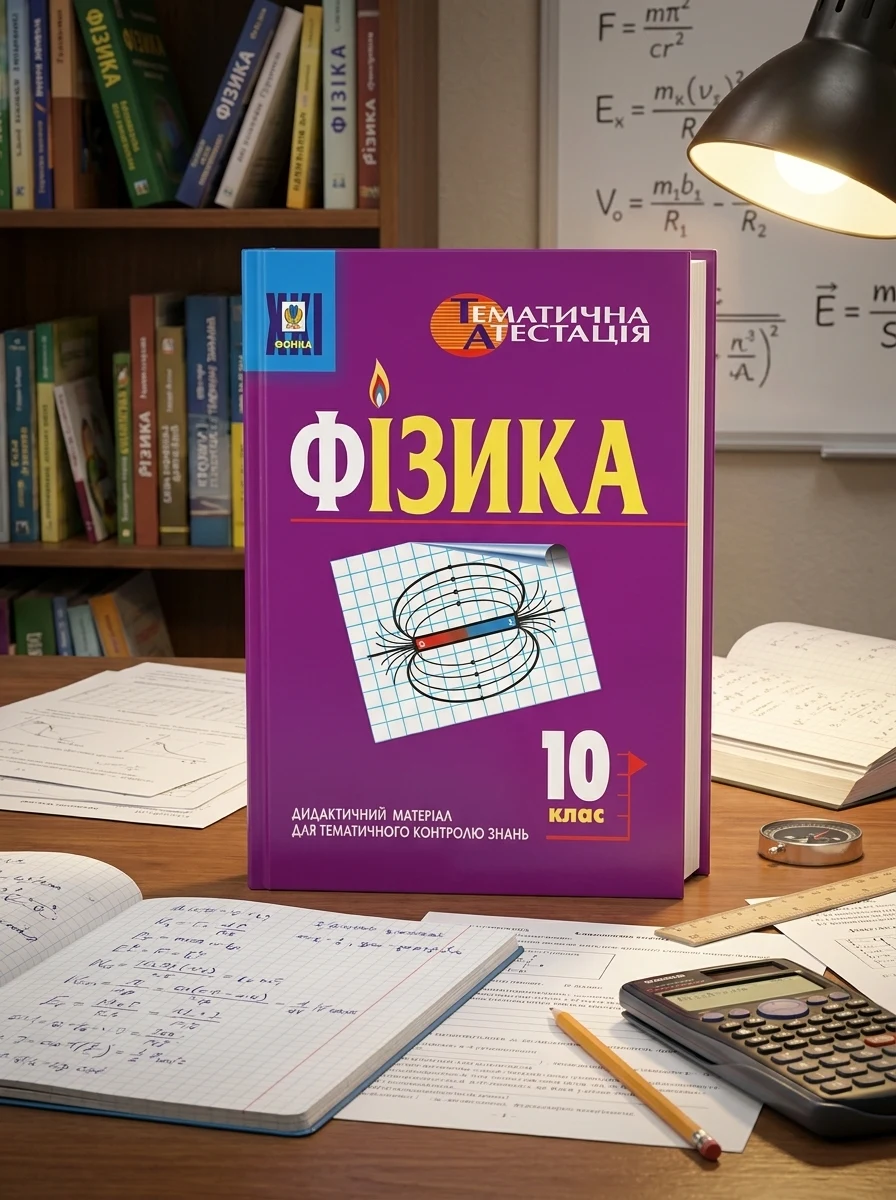 Фізика. 10 клас. Дидактичний матеріал для тематичного контролю знань — Вивчення мов