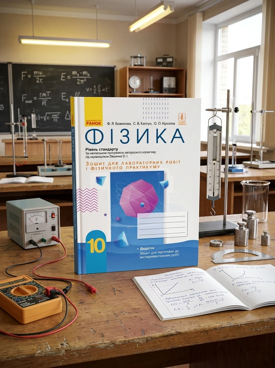 Фізика. 10 клас. Рівень стандарту. Зошит для лабораторних робіт — Вивчення мов