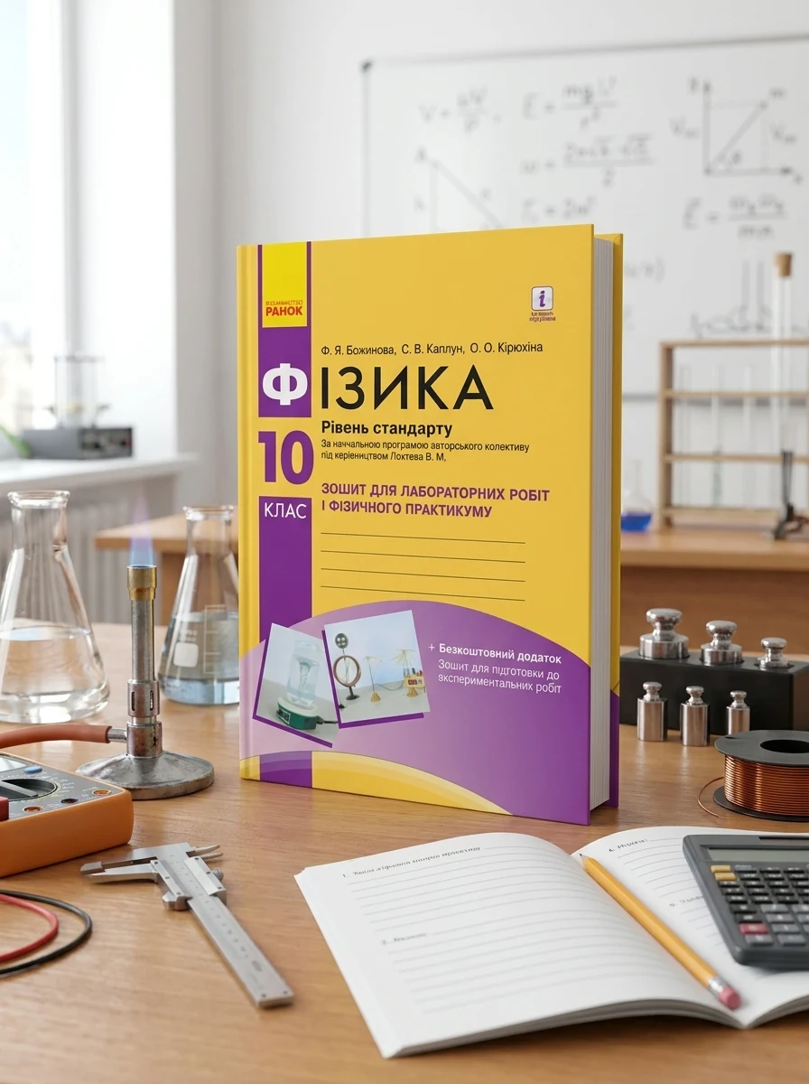 Фізика. 10 клас. Рівень стандарту. Зошит для лабораторних робіт — Вивчення мов