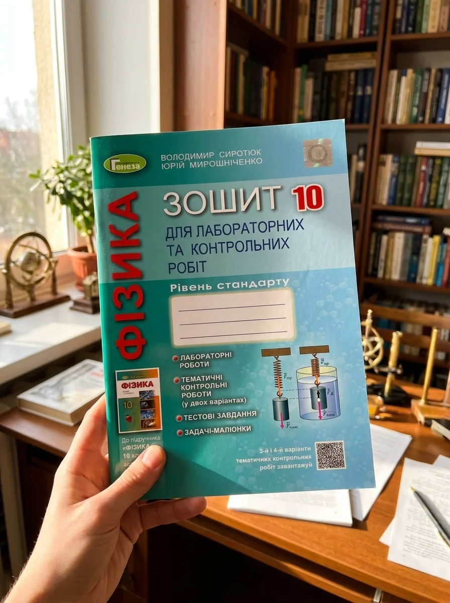 Фізика 10 клас. Зошит для лабораторних та контрольних робіт. Рівень стандарту — фото 2