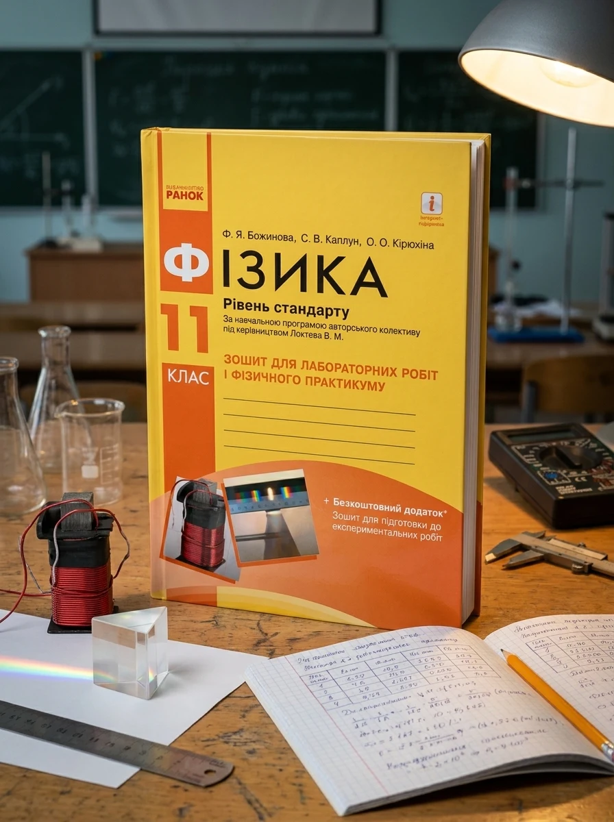 Фізика. 11 клас. Рівень стандарту. Зошит для лабораторних робіт — Вивчення мов