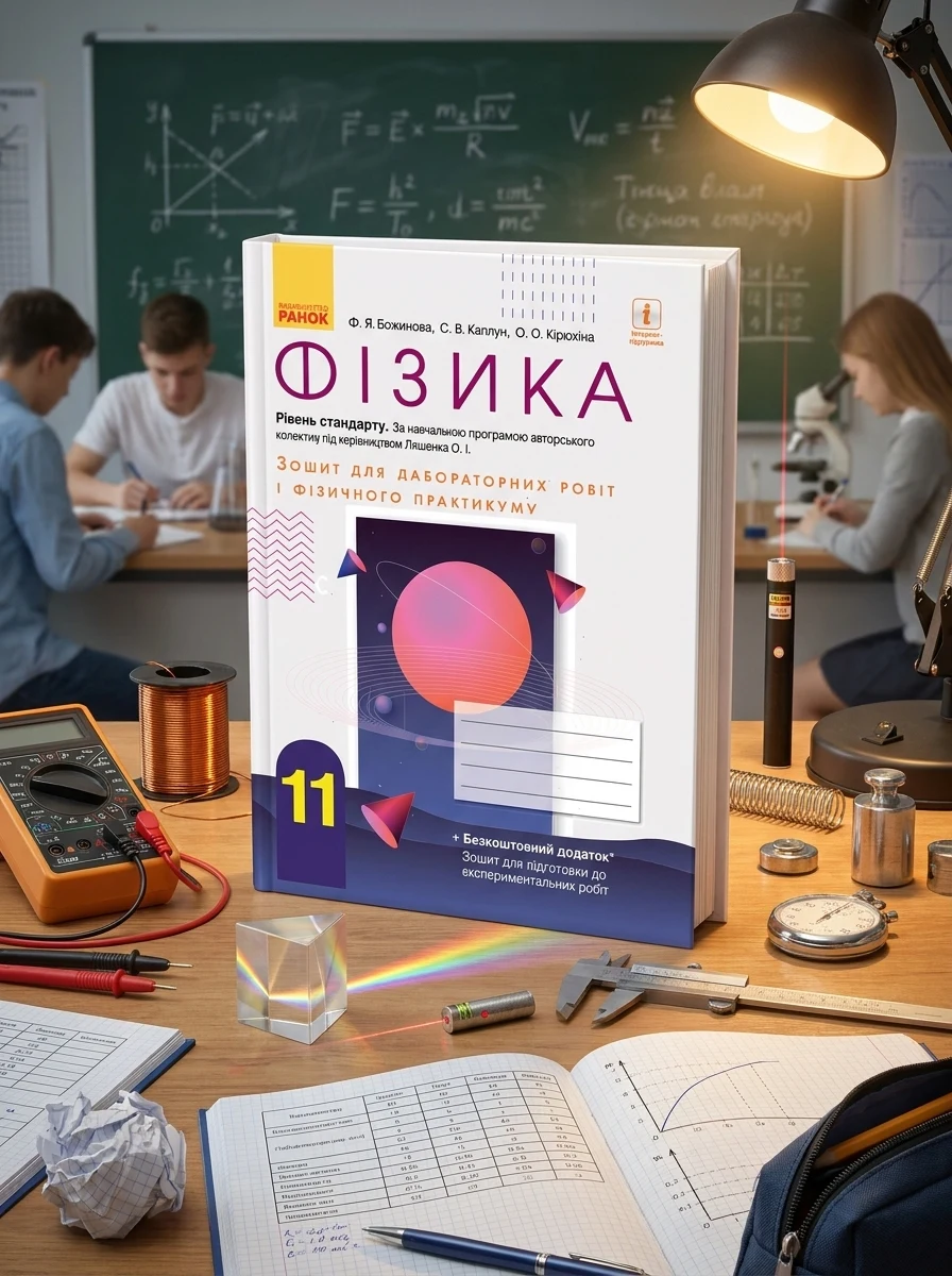 Фізика. 11 клас. Зошит для лабораторних робіт — Вивчення мов