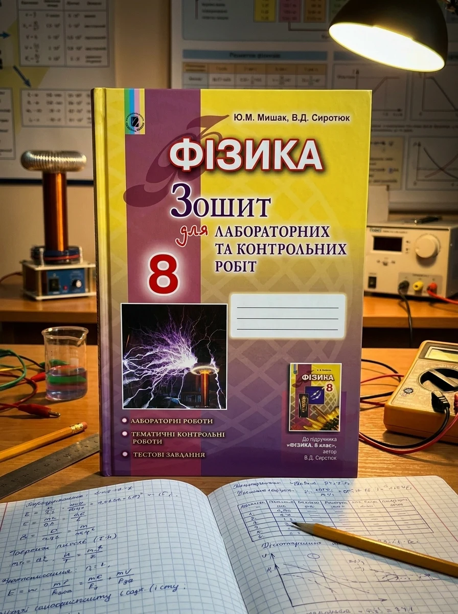 Фізика 8 клас. Зошит для лабораторних і контрольних робіт — Вивчення мов