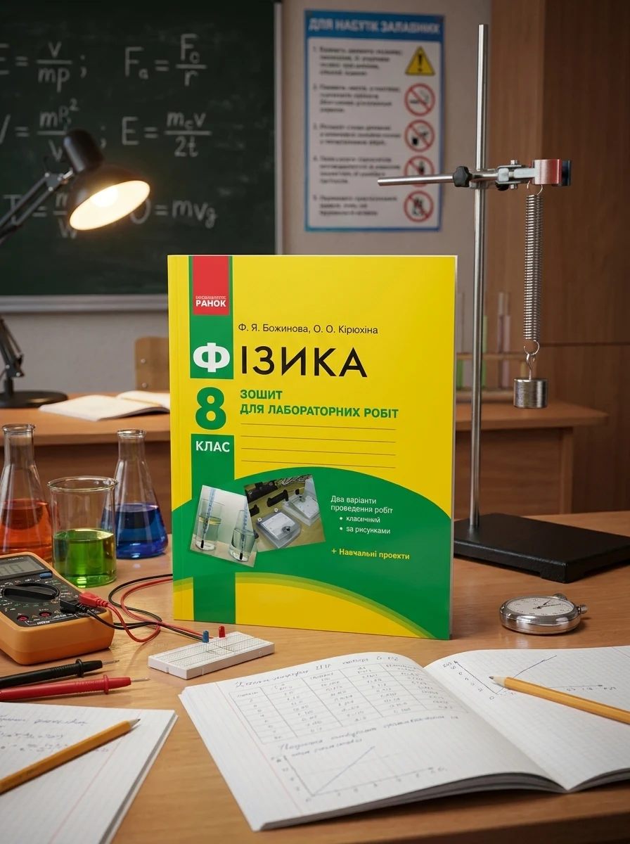 Фізика. 8 клас. Зошит для лабораторних робіт, — Вивчення мов