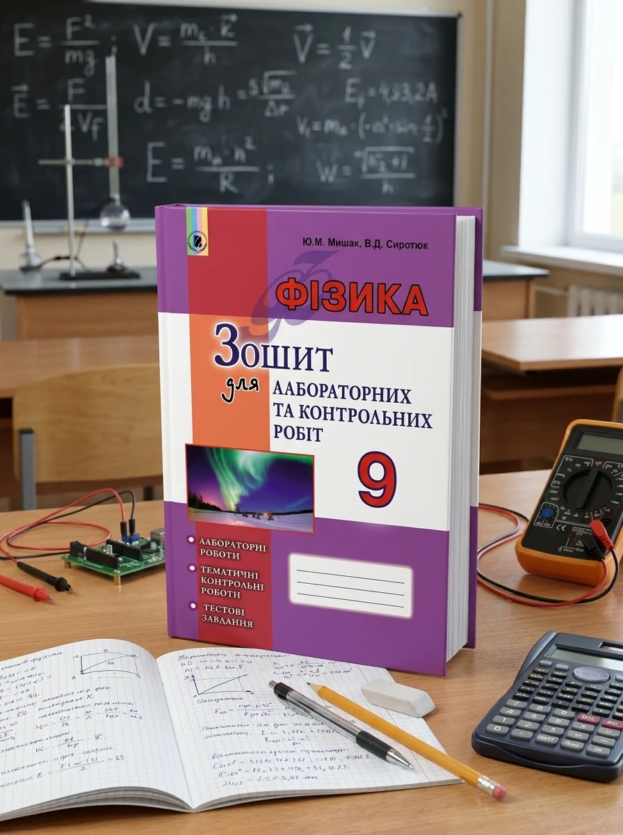 Фізика 9 клас. Зошит для лабораторних і контрольних робіт — Вивчення мов