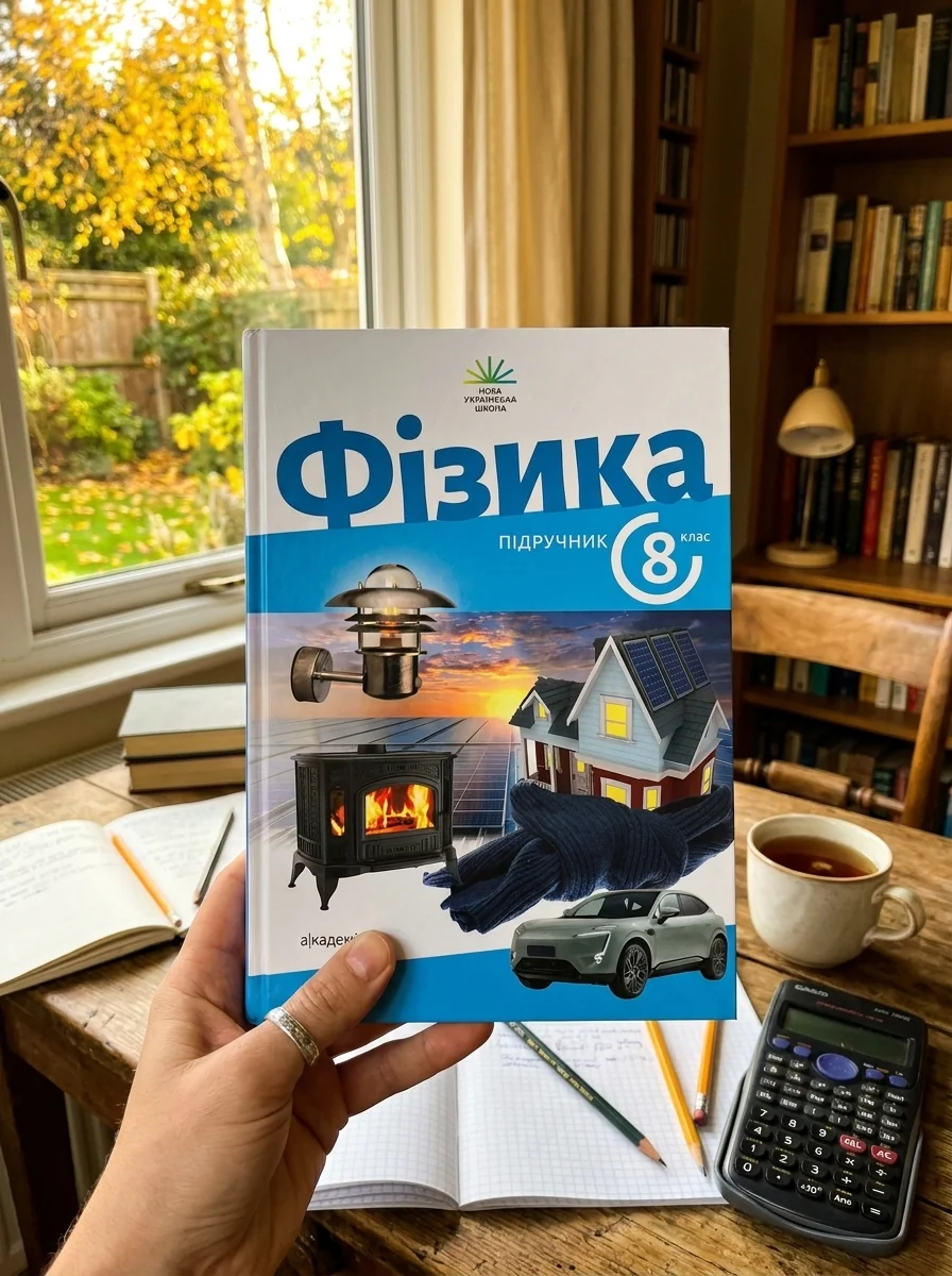 Фізика. Підручник. 8 клас — Зоряна Максимович, обкладинка