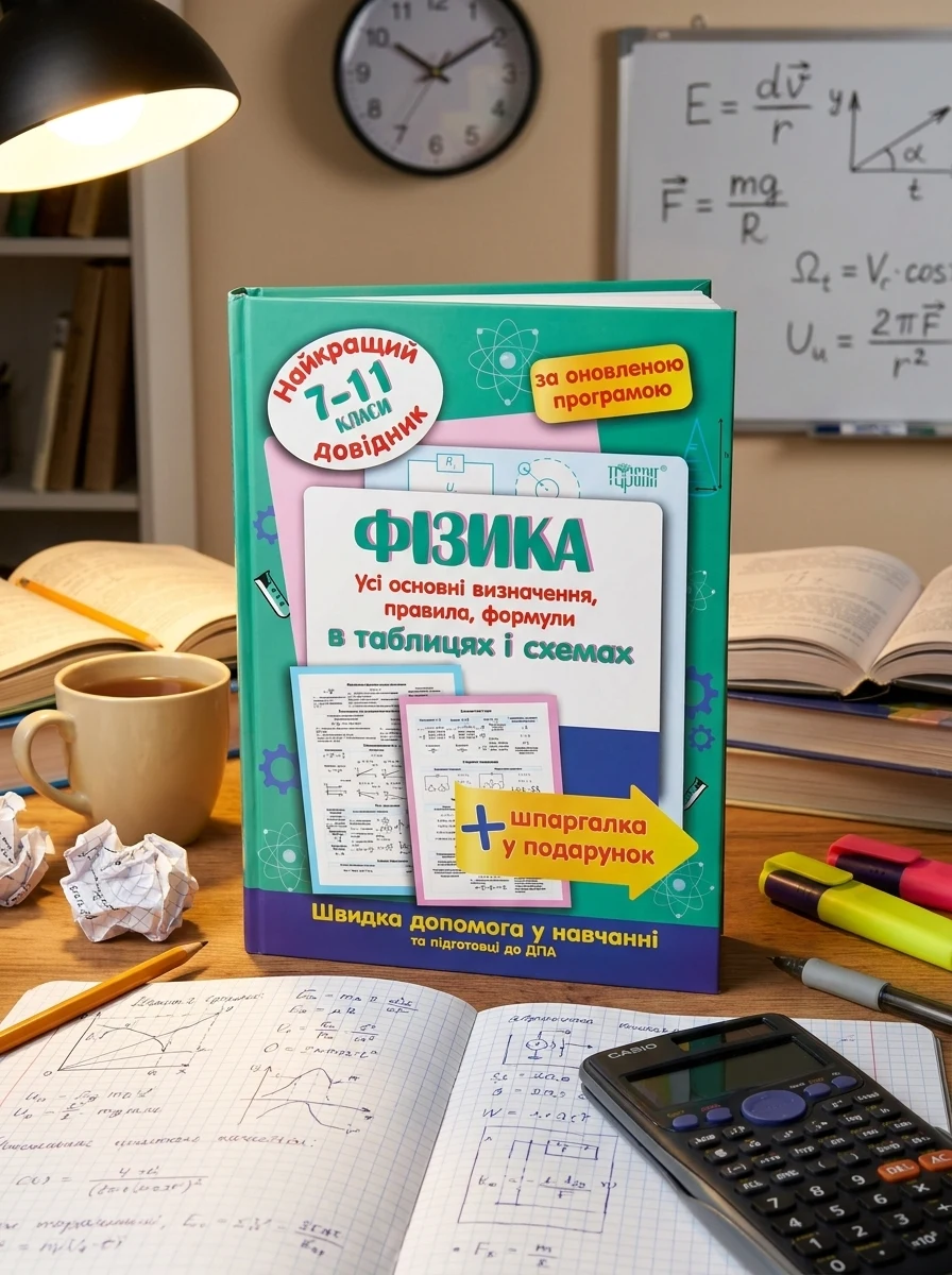 Фізика в таблицях і схемах. 7-11 класи — Наука та психологія