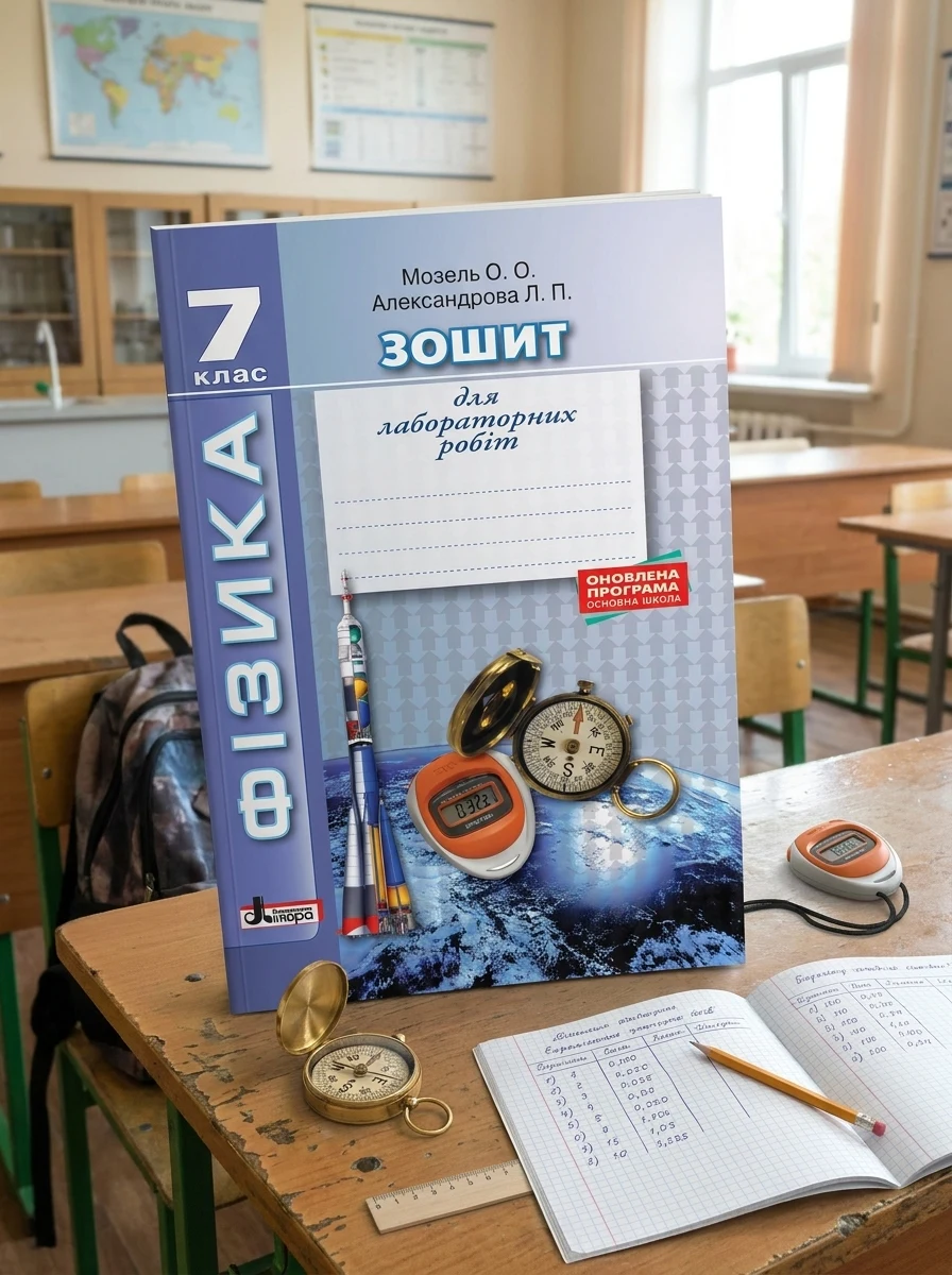 Фізика. Зошит для лабораторних робіт 7 клас 2-ге видання — Дитяча література