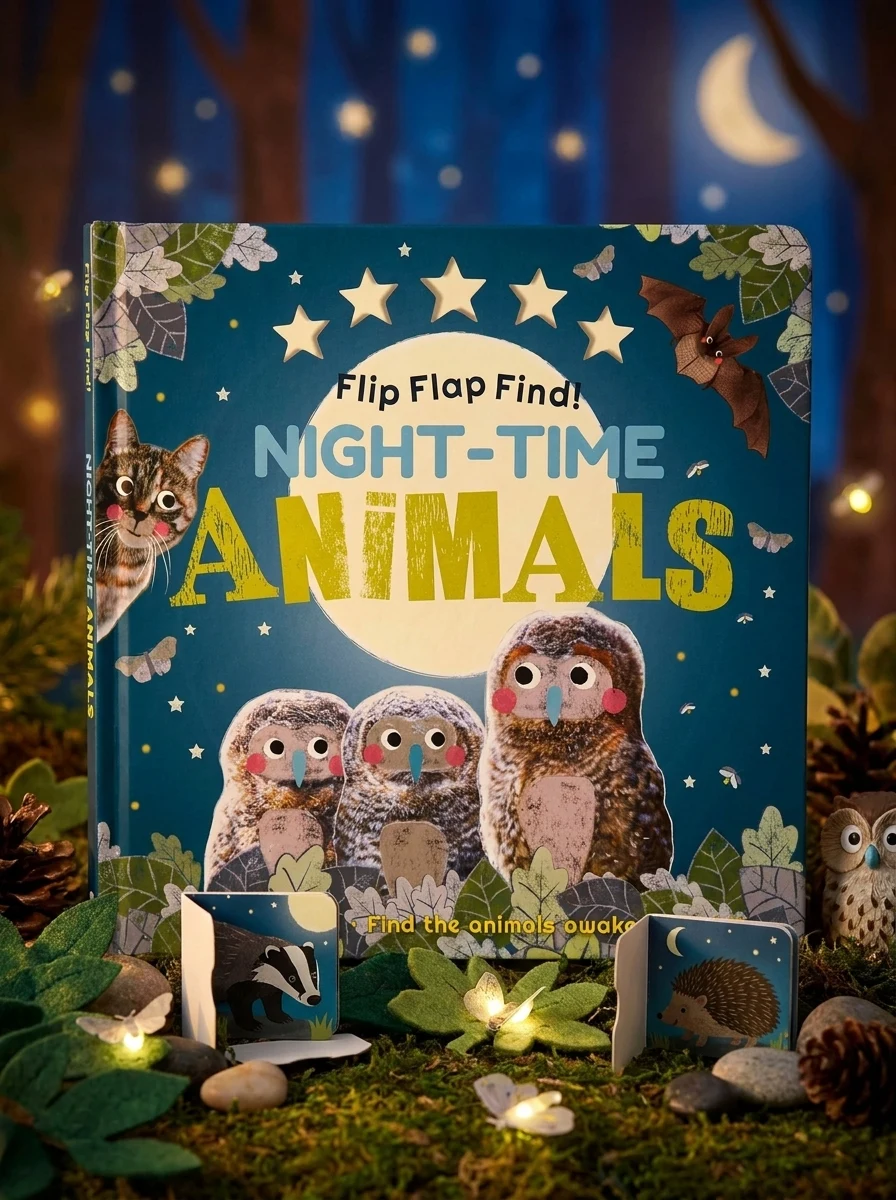 Flip Flap Find! Night-time Animals — Дитяча література