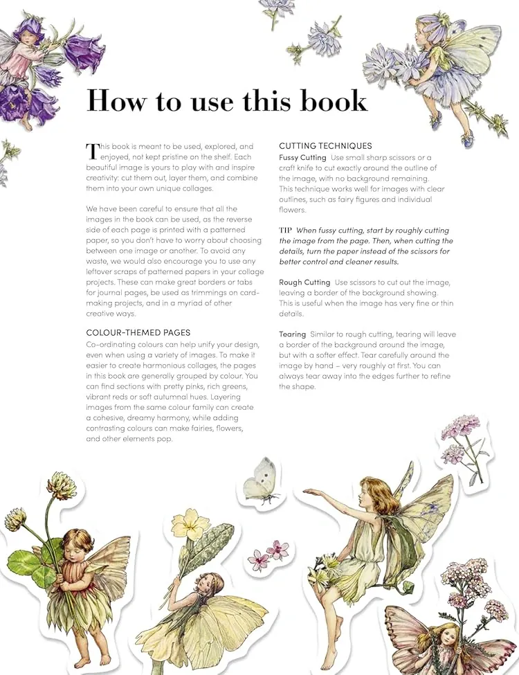 Flower Fairies to Cut out and Collage. Over 500 Timeless Illustrations to Inspire Creativity, фото 4