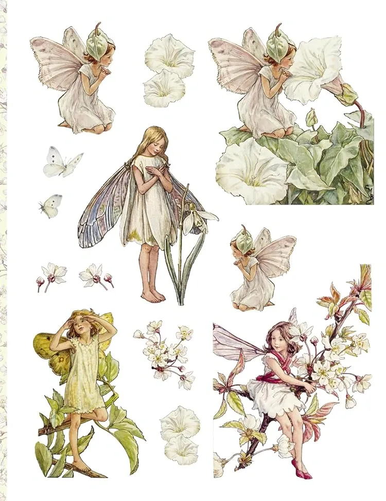 Flower Fairies to Cut out and Collage. Over 500 Timeless Illustrations to Inspire Creativity, фото 5