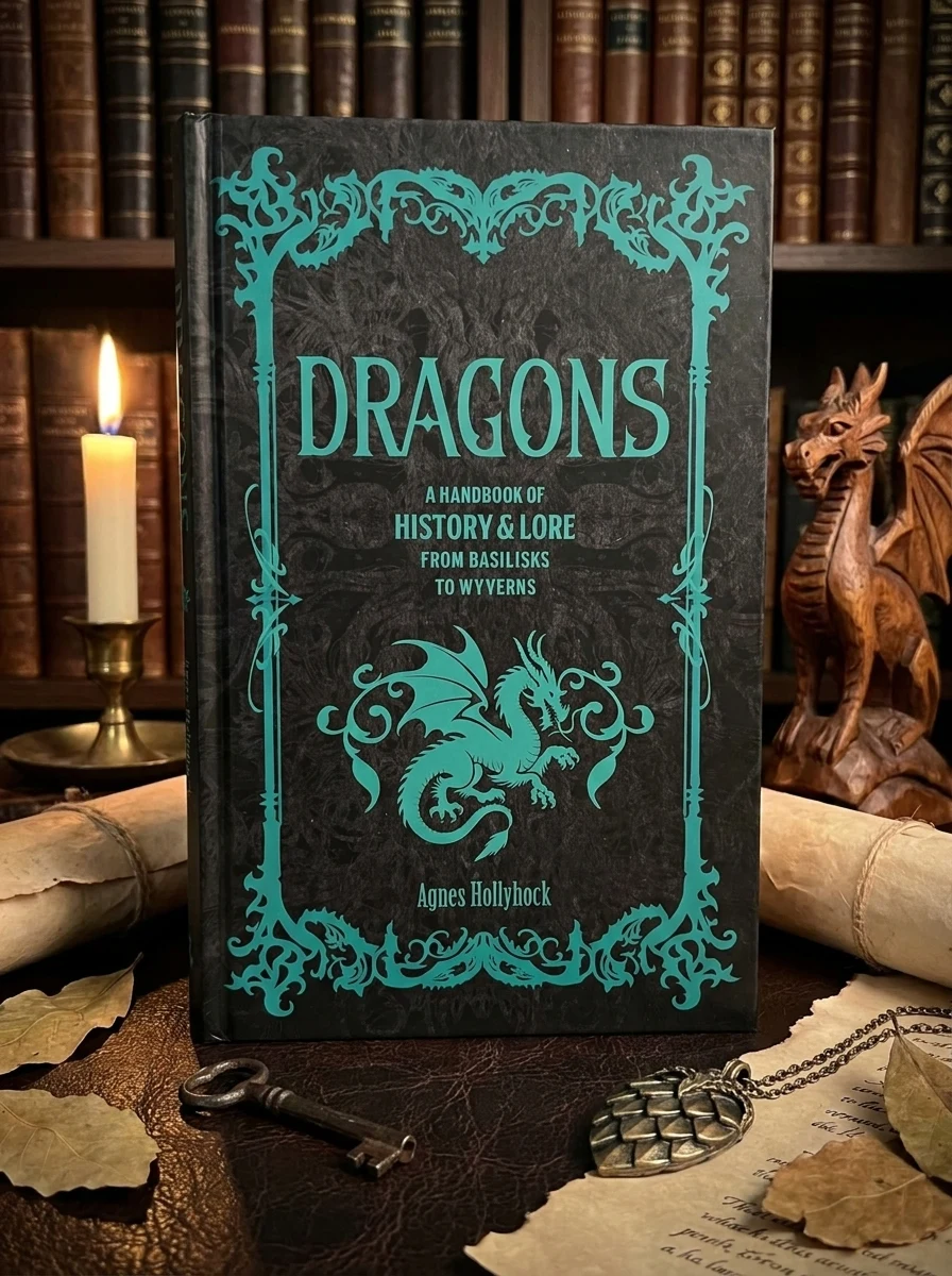 Folklore Legends. Dragons: A Handbook of History & Lore from Basilisks to Wyverns — Агнес Голлігок, обкладинка