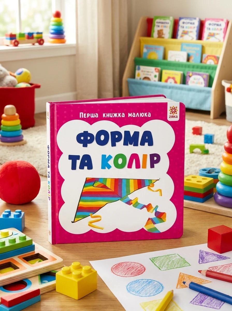 Форма та колір. Перша книжка малюка — фото 2
