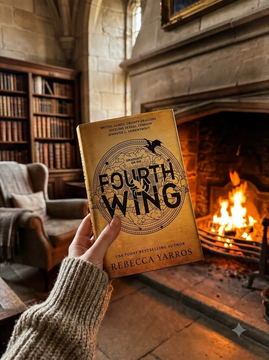 Fourth Wing. The Empyrean. Book 1 — Ребекка Яррос, обкладинка
