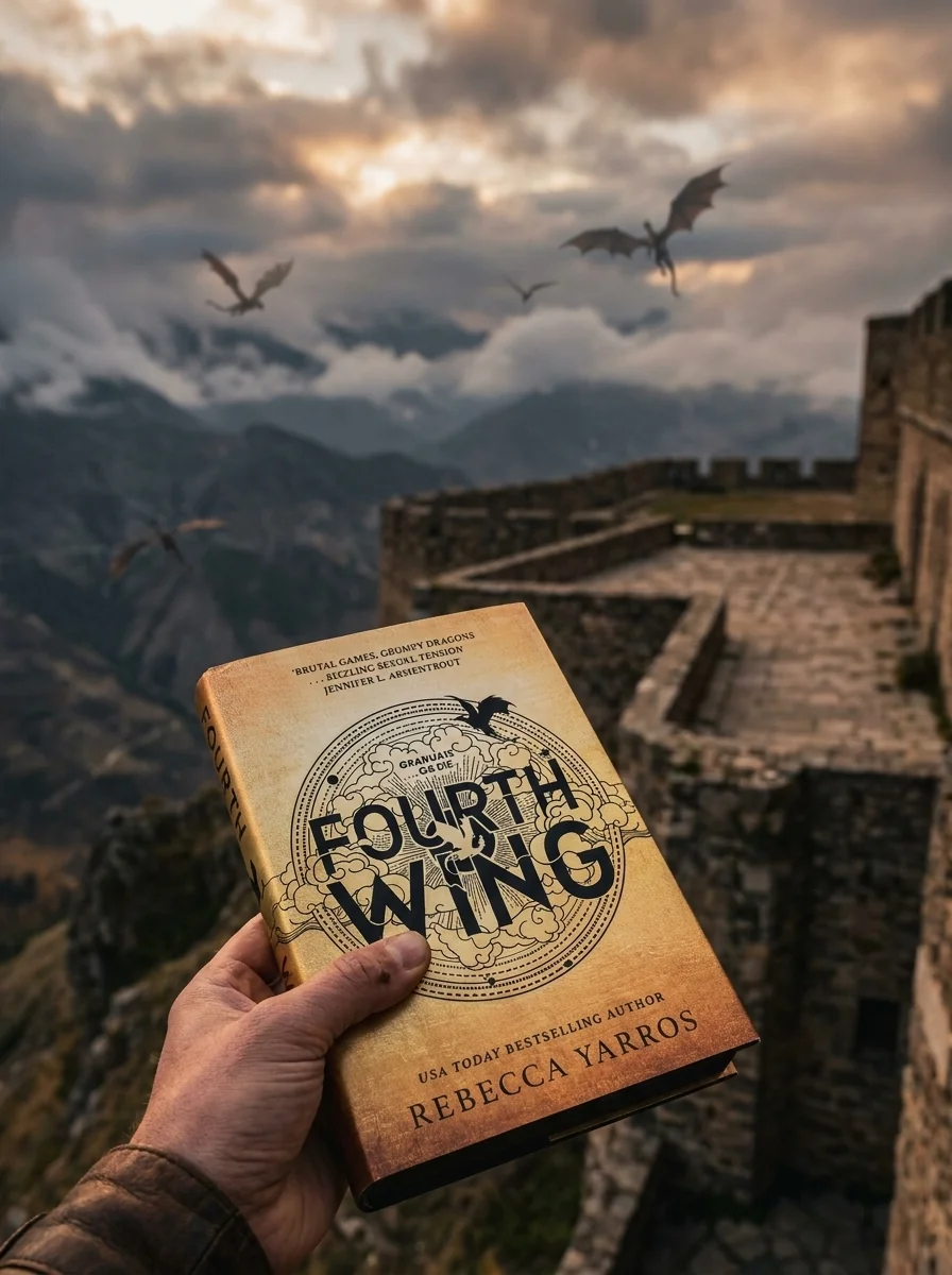 Fourth Wing. The Empyrean. Book 1 — Ребекка Яррос, обкладинка