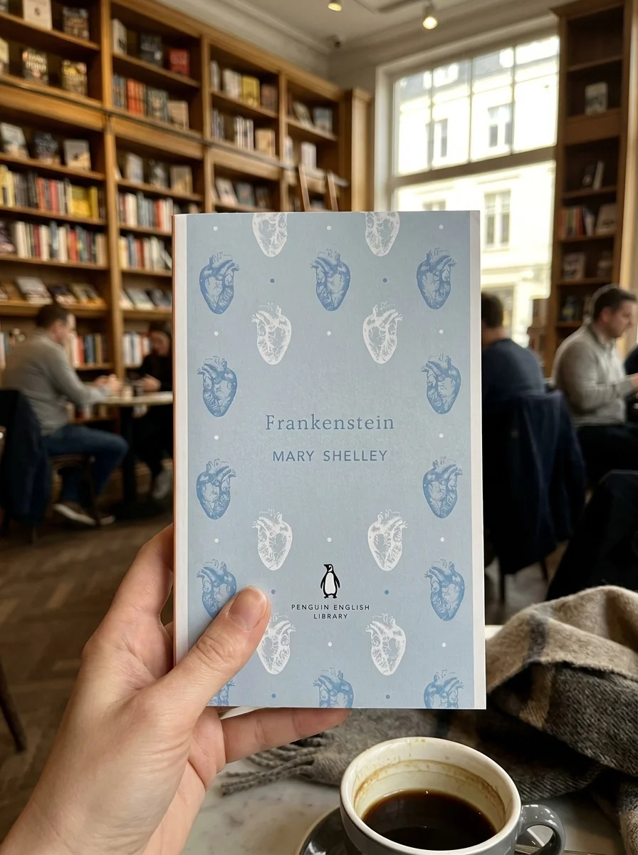 Frankenstein — Мері Шеллі, обкладинка