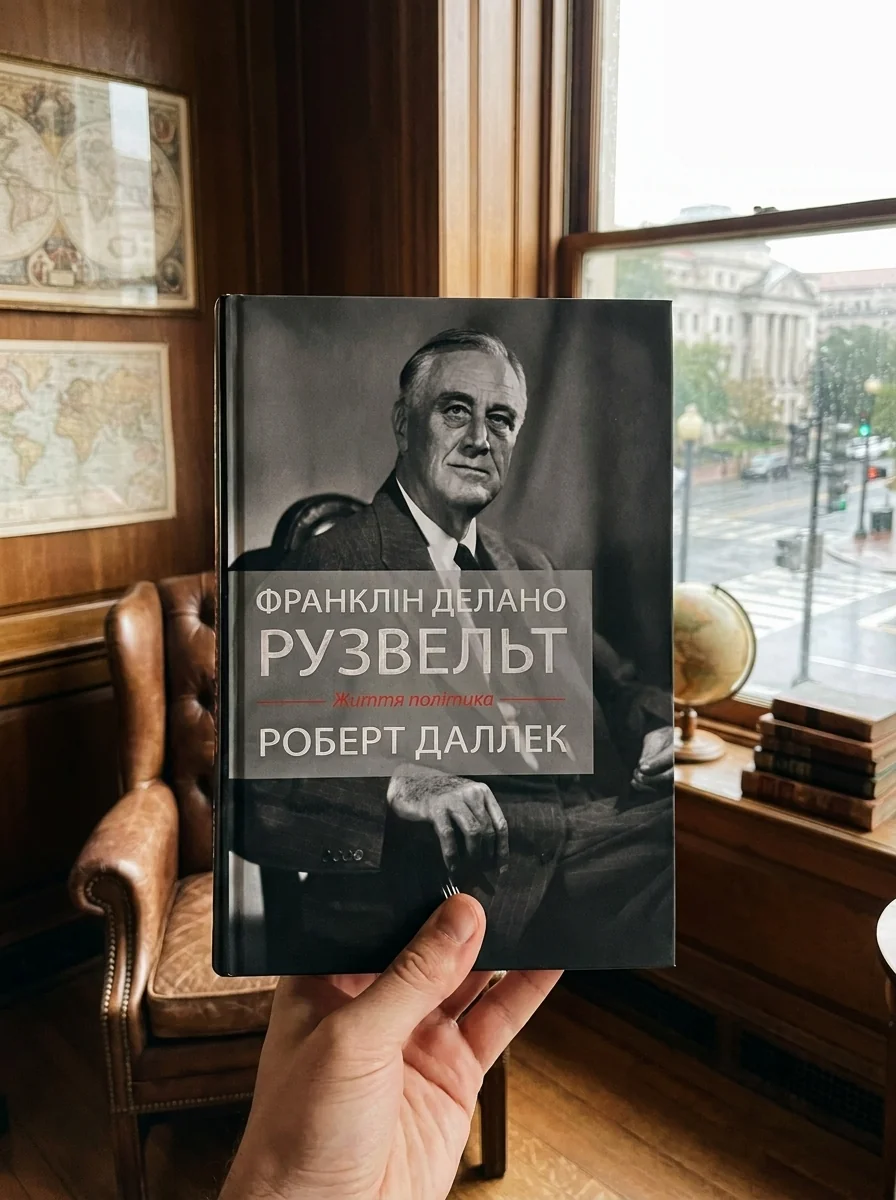 Франклін Делано Рузвельт. Життя політика — Даллек Р., обкладинка