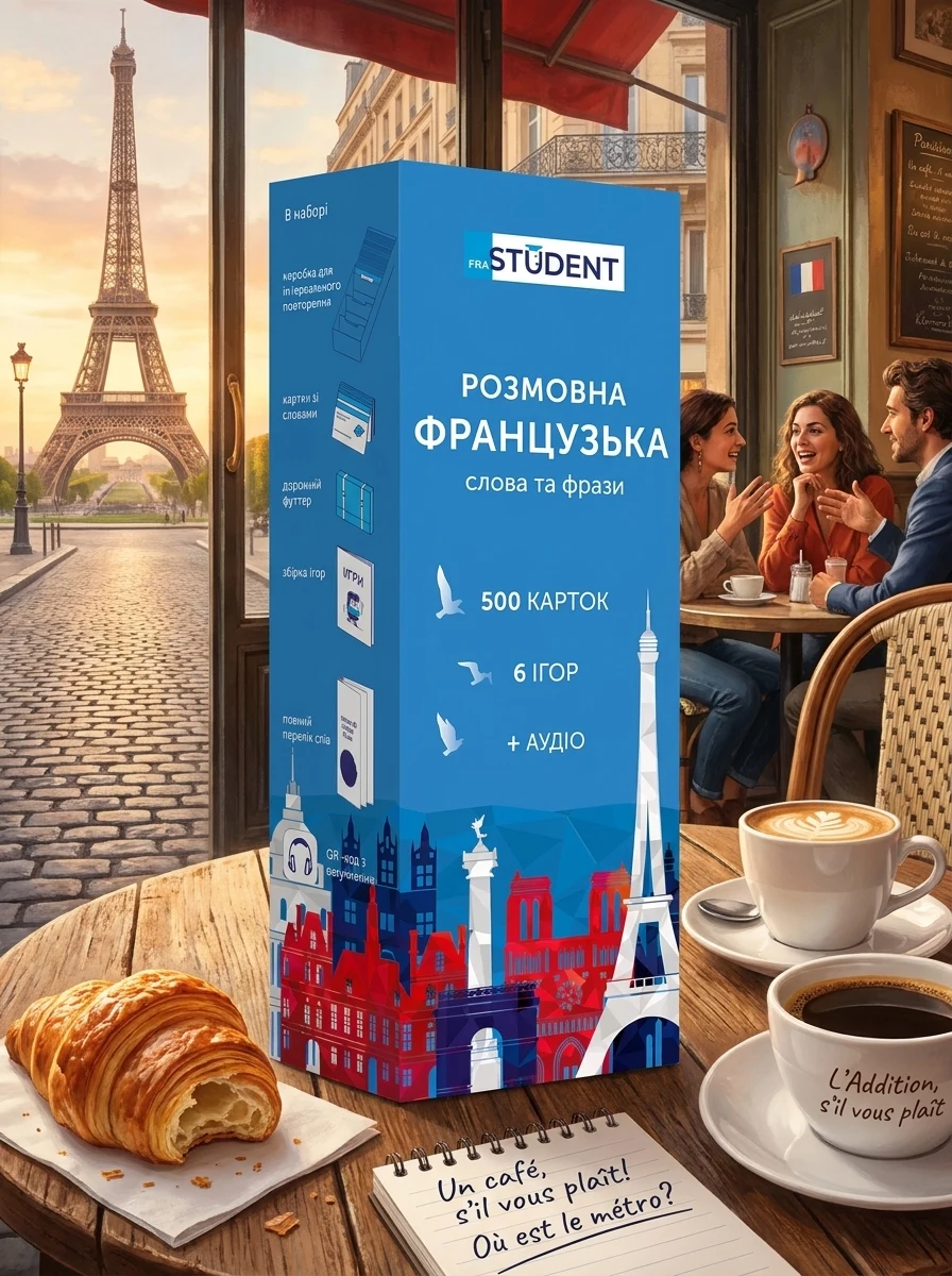 Французька  (500) розмовна — Вивчення мов