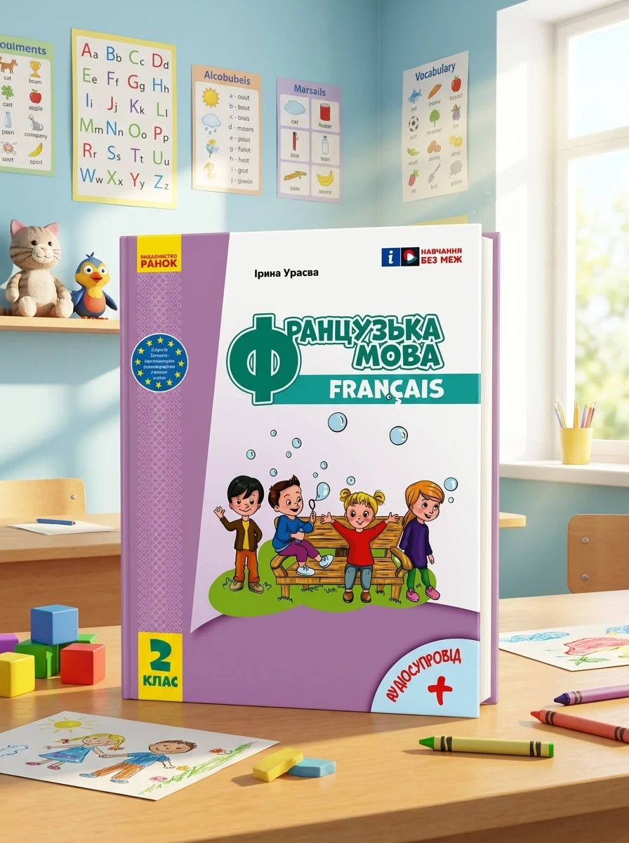 Французька мова. 2 клас. Підручник з аудіосупроводом — Вивчення мов