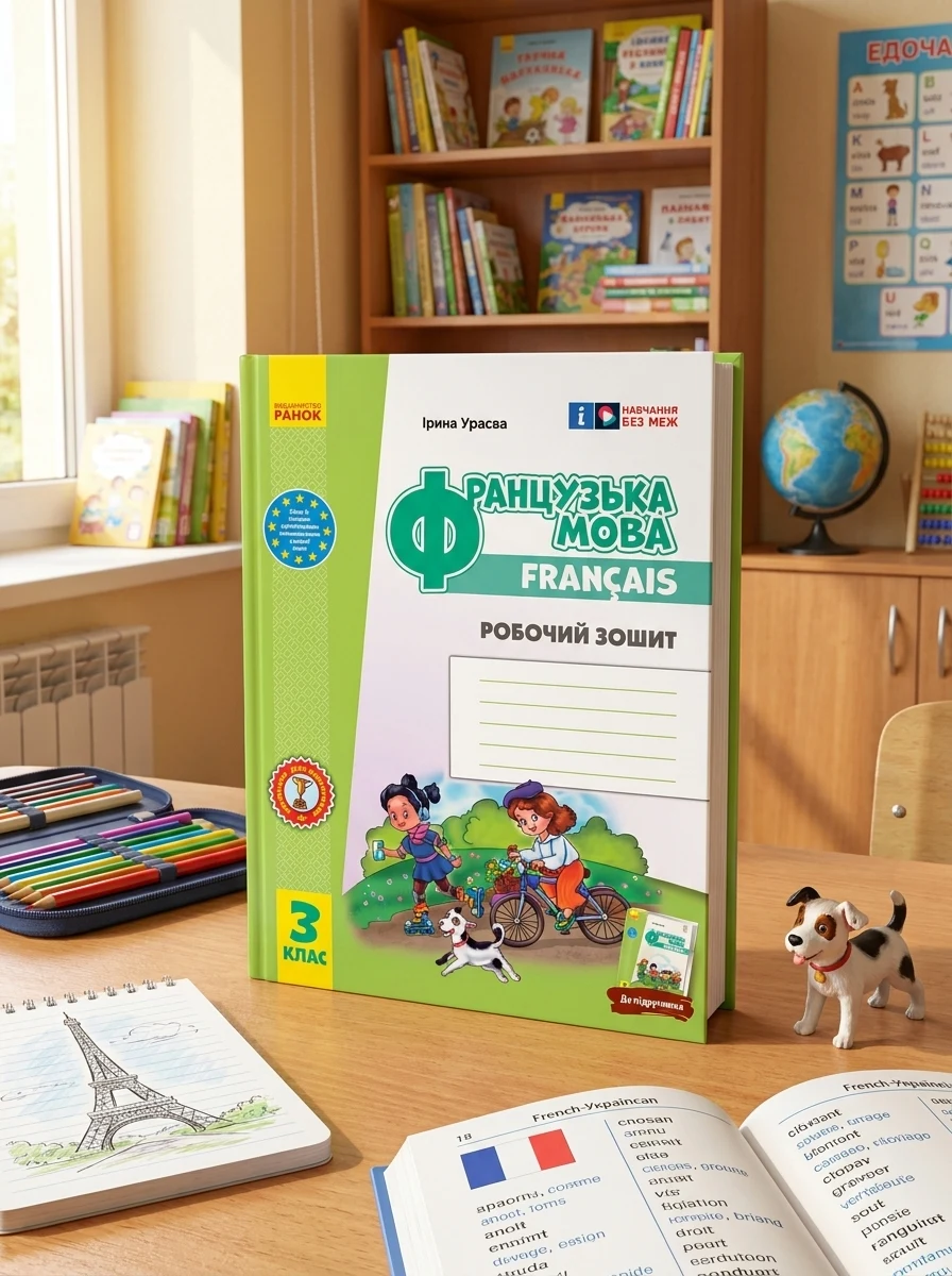 Французька мова. 3 клас. Робочий зошит. До підручника І. Ураєвої — Вивчення мов