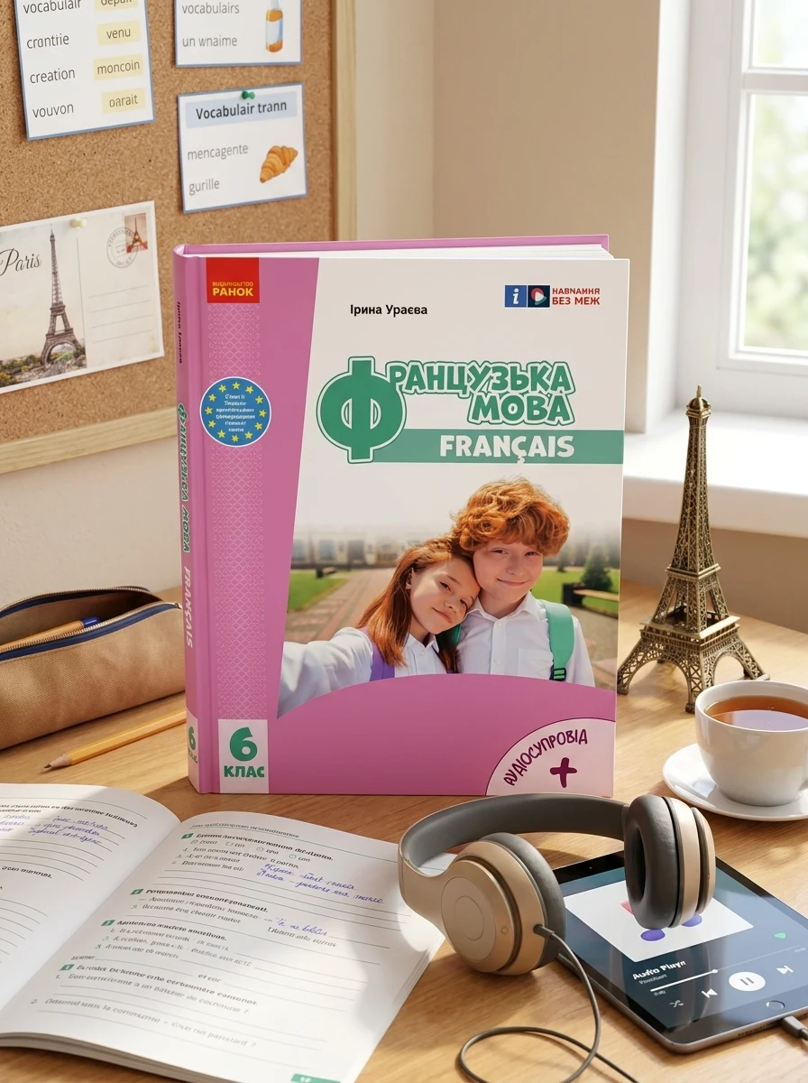 Французька мова. 6 клас. Підручник з аудіосупровідом — Вивчення мов