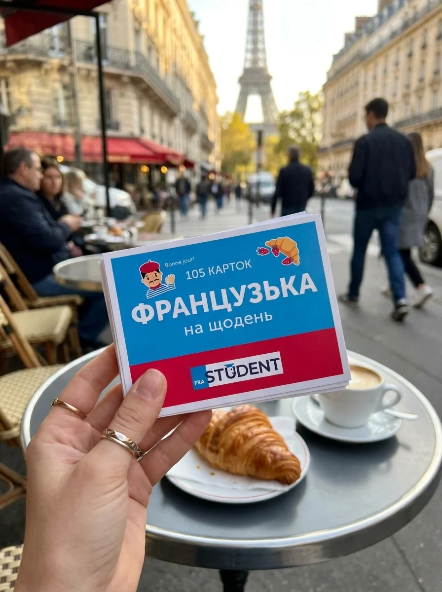 Французька на щодень (105 карток), обкладинка