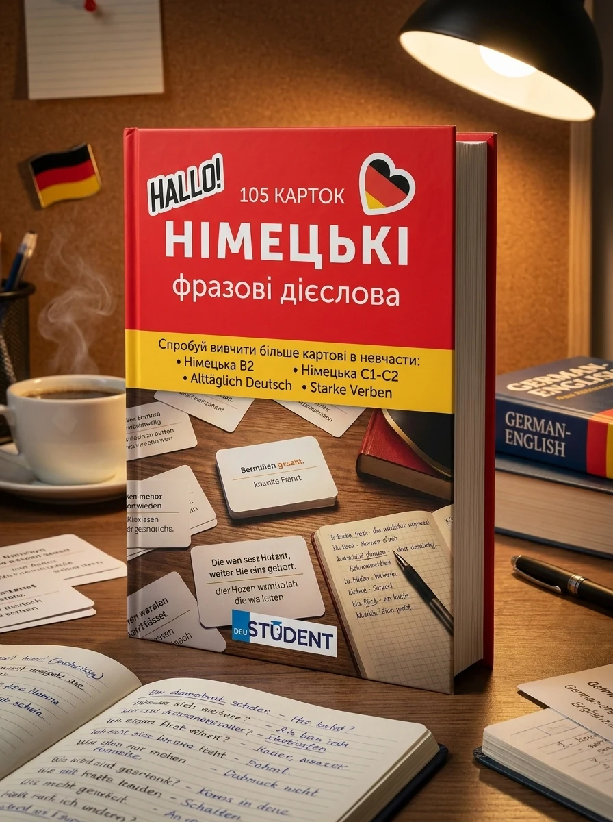 Фразові дієслова (105) німецька — Вивчення мов