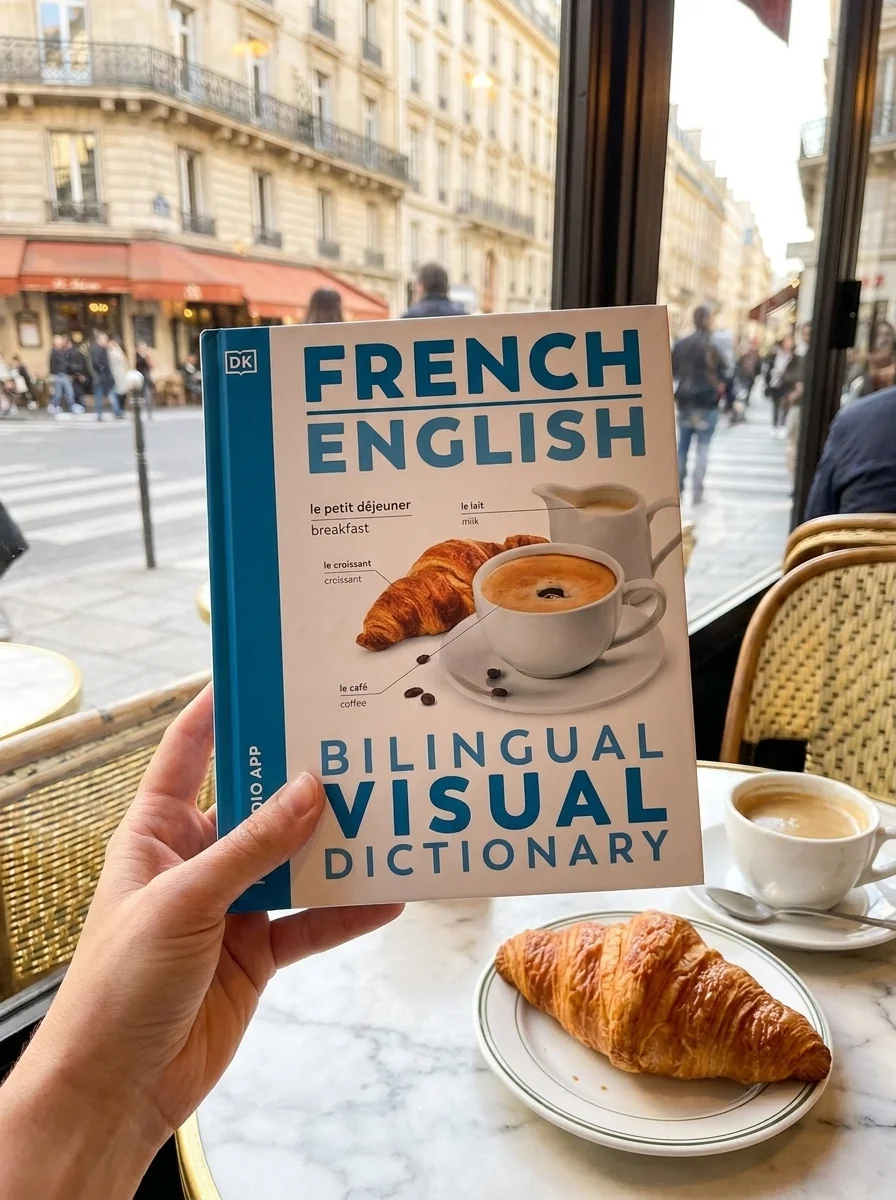 French-English Visual Bilingual Dictionary, обкладинка