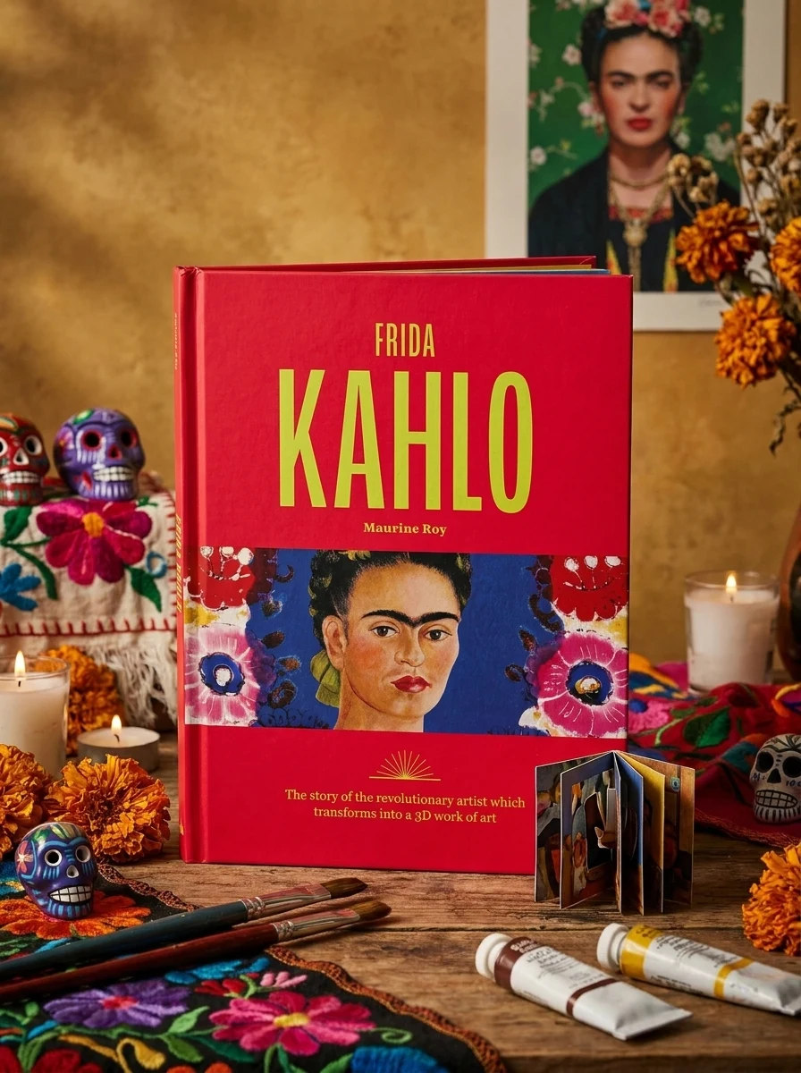 Frida Kahlo. The story of the revolutionary artist which transforms into a 3D work of art