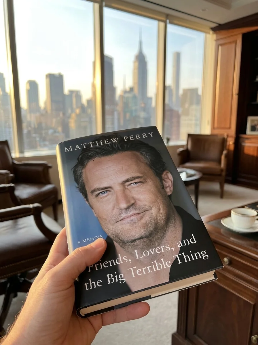 Friends, Lovers and the Big Terrible Thing — Метью Перрі, обкладинка