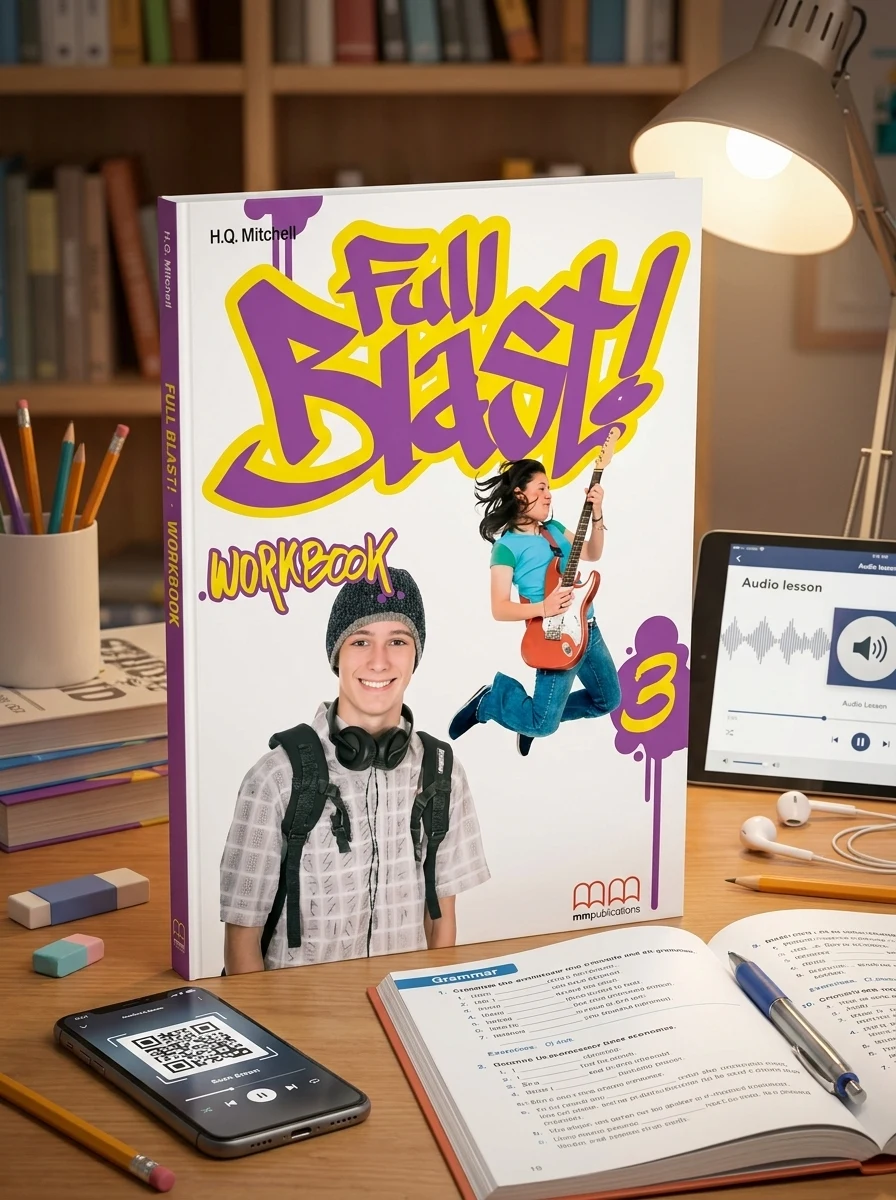 Full Blast! 3 Workbook with QR code — Вивчення мов