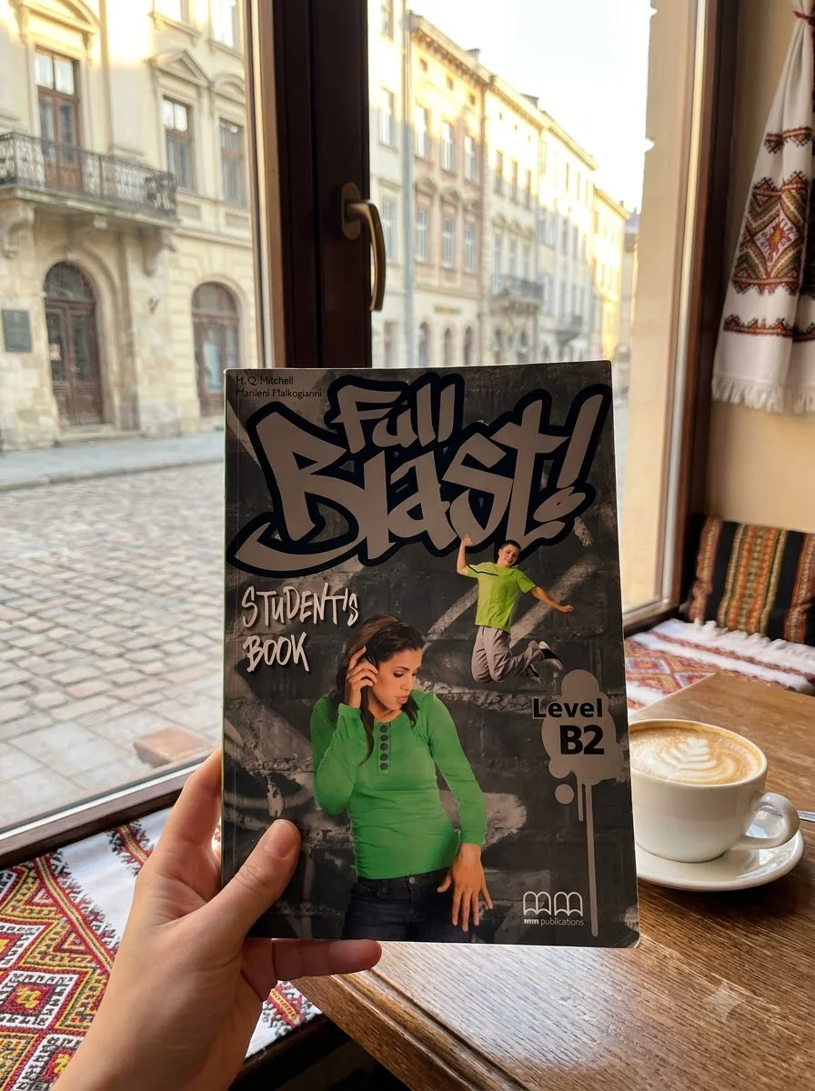 Full Blast B2 — Гаральд Квінтон Мітчелл, обкладинка
