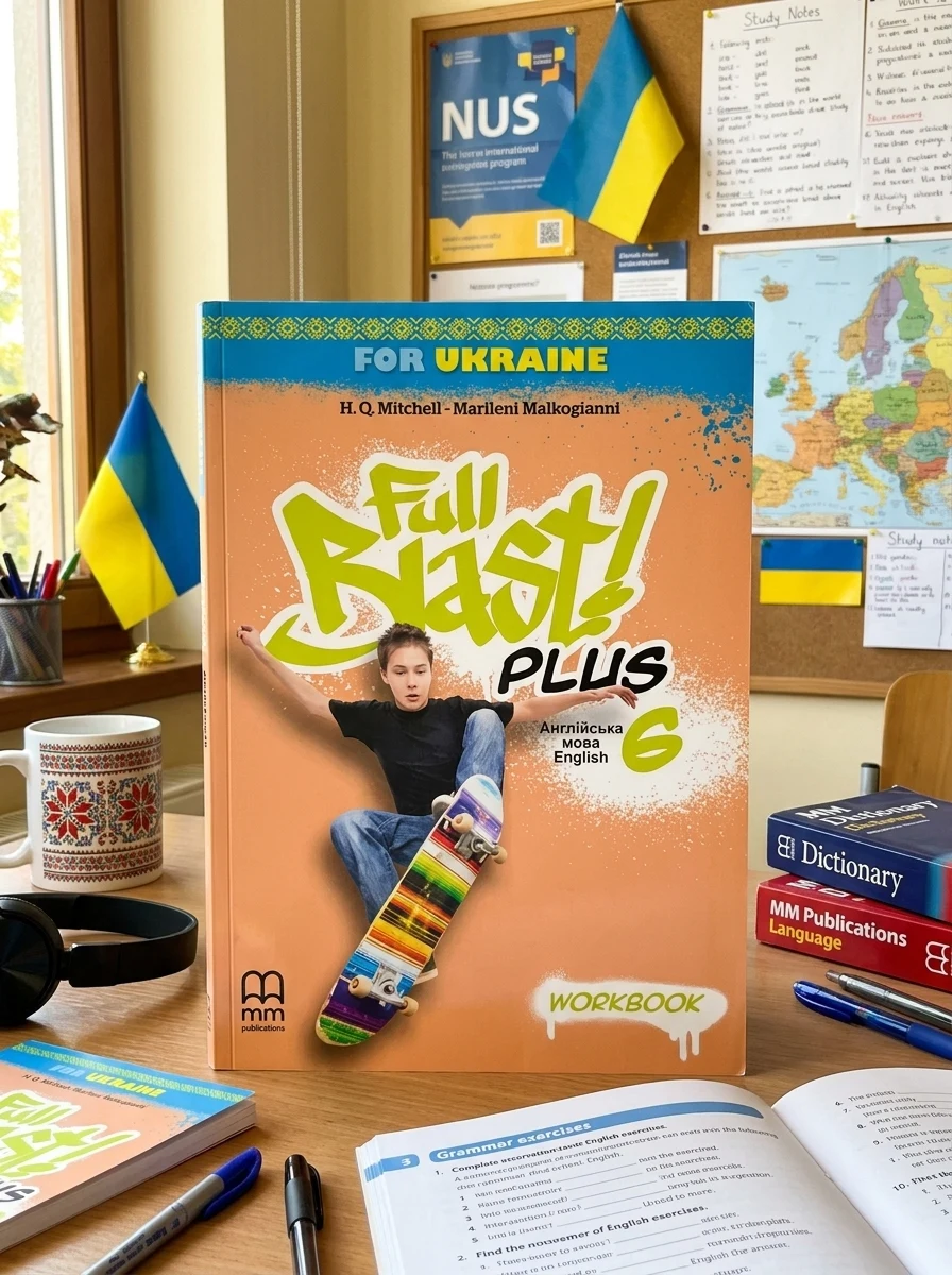 Full Blast Plus for Ukraine 8 Workbook НУШ — Вивчення мов