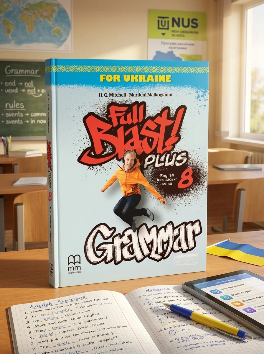 Full Blast Plus for Ukraine НУШ 8 Grammar — Вивчення мов