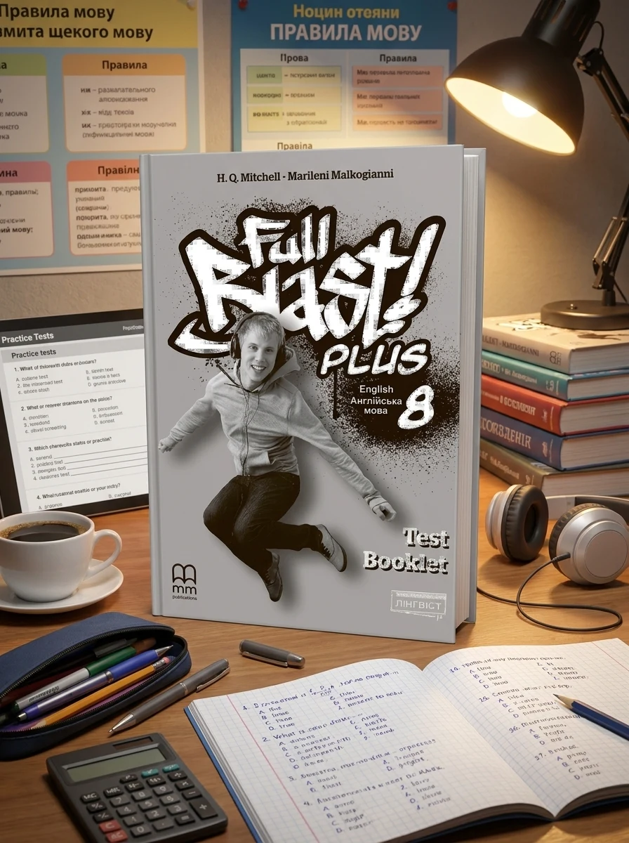Full Blast Plus for Ukraine НУШ 8 Test Booklet — Вивчення мов