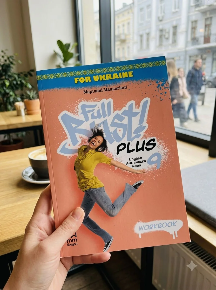 Full Blast Plus for Ukraine НУШ 9. Workbook with QR code — фото 2