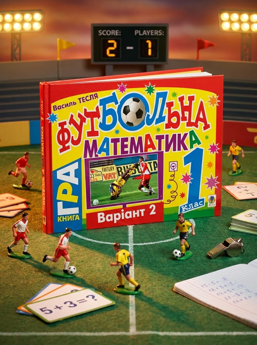 Футбольна математика. 1 клас. Книга-гра. Варіант 2 — Дитяча література