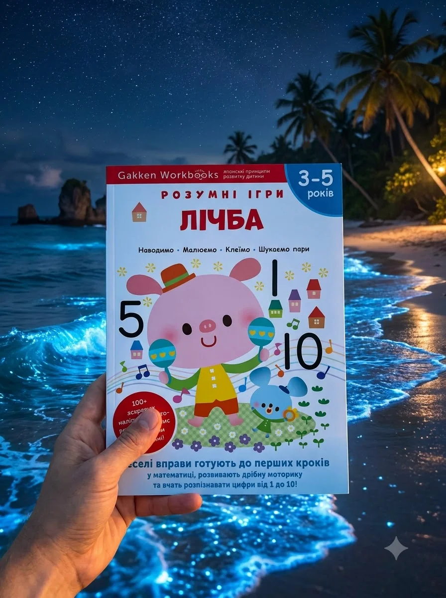 Gakken. Розумні ігри. Лічба. 3-5 років — Книги з наліпками