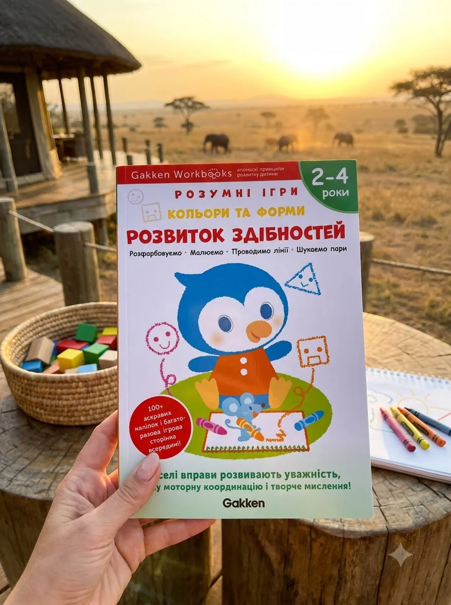 Gakken. Розумні ігри. Розвиток здібностей. Кольори та форми. 2–4 роки + наліпки і багаторазові сторі — фото 2