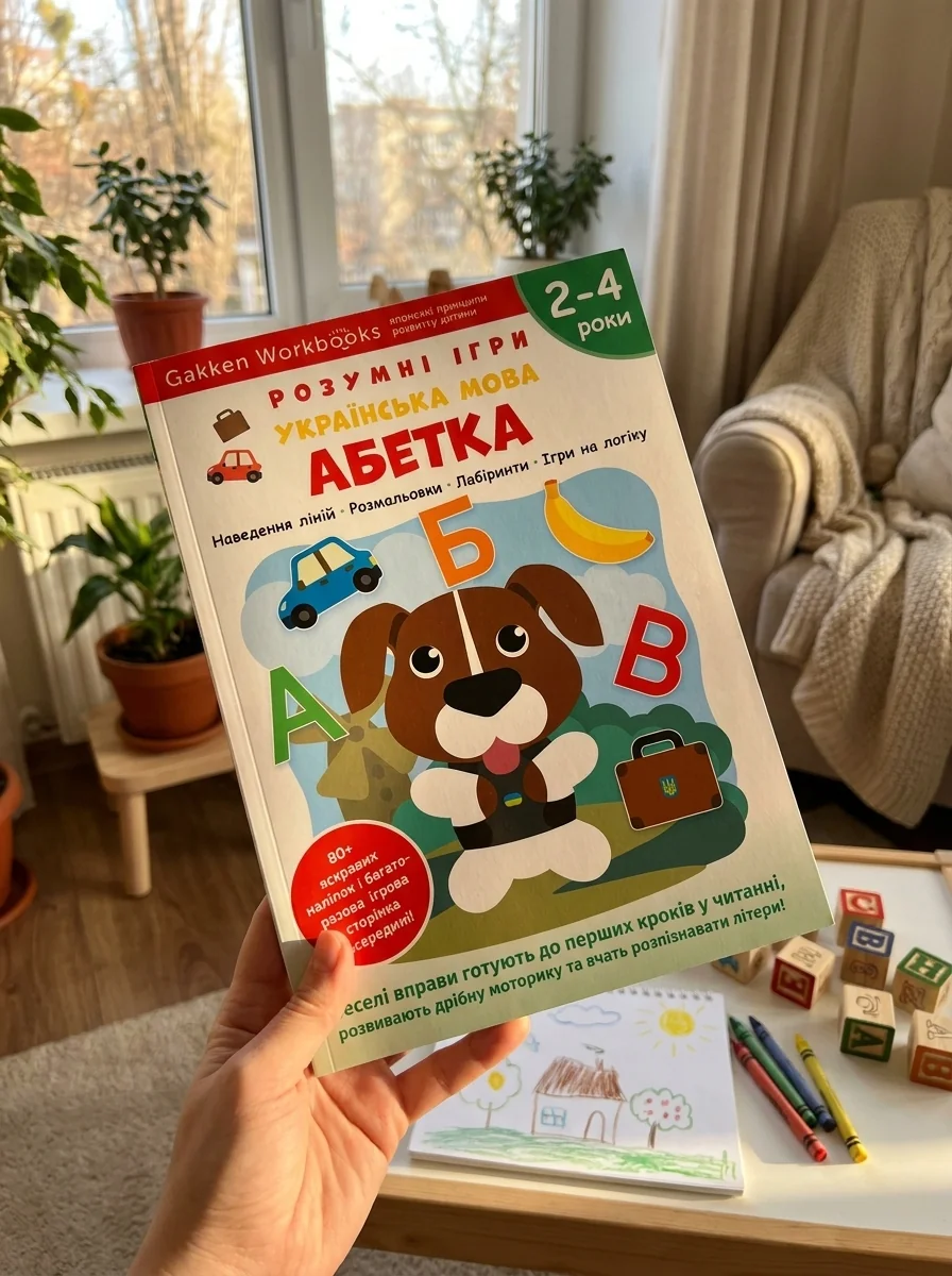 Gakken. Розумні ігри. Українська мова. Абетка — фото 2