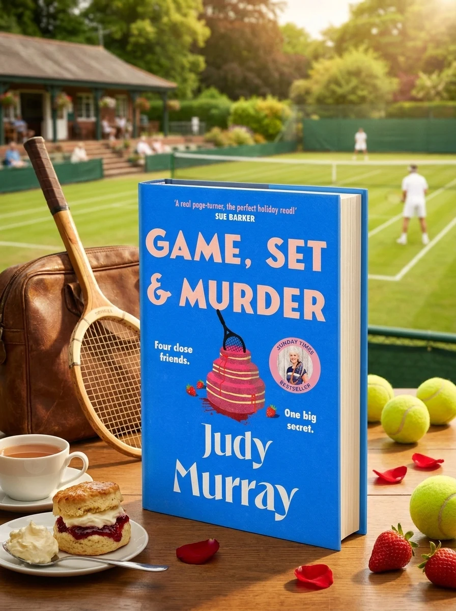 Game, Set & Murder — Джуді Мюррей, обкладинка