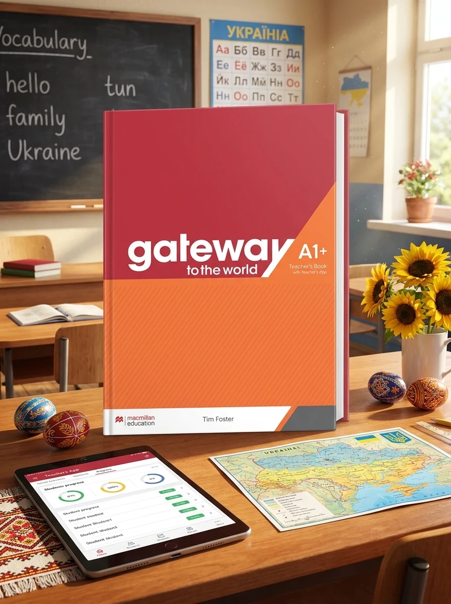 Gateway to the World for Ukraine 1/A1+ Teacher's Book with Teacher's App